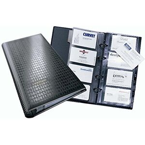 Durable Visifix Centium Business Card Album for 200 Cards Black Durable Visifix Centium Business Card Album for 200 Cards Black