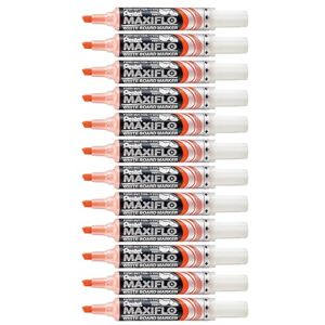 Pentel Maxiflo Green Label Lot de 12 Orange Pentel Maxiflo Green Label Lot de 12 Orange