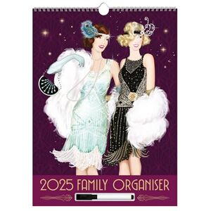 Robert Frederick Claire Coxon Art Deco 2025 Family Organiser Wall Calendar Robert Frederick Claire Coxon Art Deco 2025 Family Organiser Wall Calendar