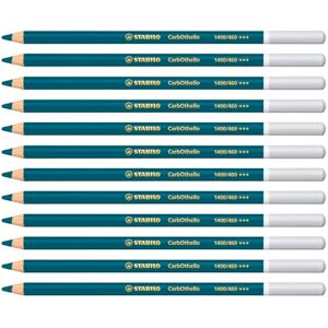 STABILO CarbOthello Chalk-Pastel Pencil Pack of 12 Turquoise Blue STABILO CarbOthello Chalk-Pastel Pencil Pack of 12 Turquoise Blue