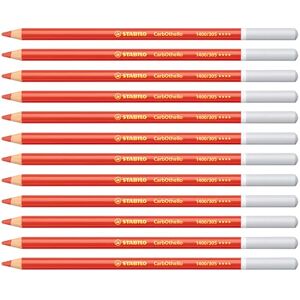 STABILO CarbOthello Chalk-Pastel Pencil Pack of 12 Vermilion Red Tone STABILO CarbOthello Chalk-Pastel Pencil Pack of 12 Vermilion Red Tone