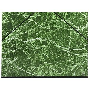 Exacompta Ref 651E Portfolio with Ribbon 500x650mm in Size, Elastic Strap Closure, White Interior Suitable for Transporting Artwork & Documents Marbled Green Exacompta Ref 651E Portfolio with Ribbon 500x650mm in Size, Elastic Strap Closure, White Interior Suitable for Transporting Artwork & Documents Marbled Green