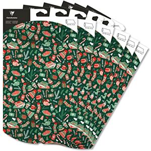 Clairefontaine 618014C Pack of 6 Gift Boxes, Foldable, 30 x 40 cm, for Gift of Small Objects and Accessories, Christmas Cosy, 1 Pack Clairefontaine 618014C Pack of 6 Gift Boxes, Foldable, 30 x 40 cm, for Gift of Small Objects and Accessories, Christmas Cosy, 1 Pack