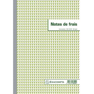 Exacompta Ref. 3144E -1 Manifold EXPENSE NOTES 50 numbered carbonless sheets in 2 copies (1 original + 1 copy) A4 format FSC certified made in France Exacompta Ref. 3144E -1 Manifold EXPENSE NOTES 50 numbered carbonless sheets in 2 copies (1 original + 1 copy) A4 format FSC certified made in France