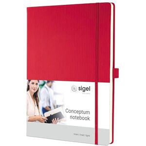 Sigel CO645 Premium Notebook lined, A4, hardcover, Red Conceptum Sigel CO645 Premium Notebook lined, A4, hardcover, Red Conceptum