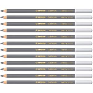 STABILO CarbOthello Chalk-Pastel Pencil Pack of 12 Cold Grey 4 STABILO CarbOthello Chalk-Pastel Pencil Pack of 12 Cold Grey 4