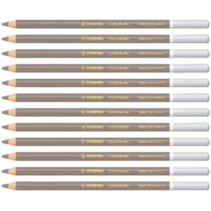 STABILO CarbOthello Chalk-Pastel Pencil Pack of 12 Warm Grey 3 STABILO CarbOthello Chalk-Pastel Pencil Pack of 12 Warm Grey 3