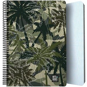 Grafoplás Graphoplas Notebook with Plastic Cover 80 Sheets Squared 4 x 4 90 g Foil Size Spiral Bound Design Bits & Bobs Pop Up Design Palms FSC Certified Grafoplás Graphoplas Notebook with Plastic Cover 80 Sheets Squared 4 x 4 90 g Foil Size Spiral Bound Design Bits & Bobs Pop Up Design Palms FSC Certified