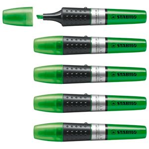 STABILO LUMINATOR Highlighter Pack of 5 Green STABILO LUMINATOR Highlighter Pack of 5 Green