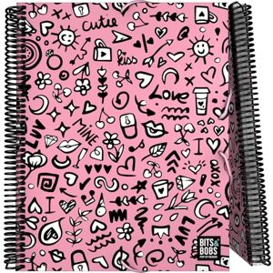 Grafoplás Grafoplas 30 Clear Pockets A4 Spiral Bound PVC Flexible Cover Collection Design Bits&Bobs Pop Up Design I Love You Maxiplas Perfect for Organizing Your School Supplies Grafoplás Grafoplas 30 Clear Pockets A4 Spiral Bound PVC Flexible Cover Collection Design Bits&Bobs Pop Up Design I Love You Maxiplas Perfect for Organizing Your School Supplies