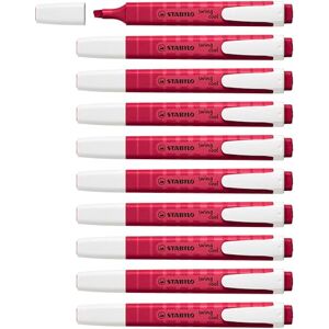 STABILO swing cool NatureCOLORS Wildflower Highlighter Pack of 10 Burgundy STABILO swing cool NatureCOLORS Wildflower Highlighter Pack of 10 Burgundy