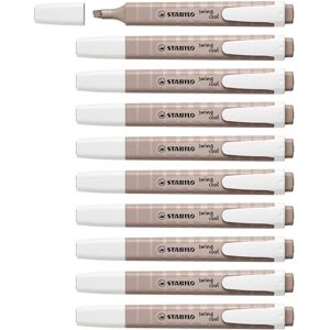 STABILO swing cool NatureCOLORS Highlighter Pack of 10 Warm Grey STABILO swing cool NatureCOLORS Highlighter Pack of 10 Warm Grey