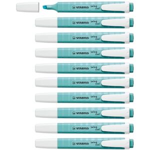 STABILO swing cool Pastel Highlighter Pack of 10 Touch of Turquoise STABILO swing cool Pastel Highlighter Pack of 10 Touch of Turquoise