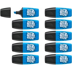 STABILO BOSS MINI by Snooze One Highlighter Pack of 10 Blue STABILO BOSS MINI by Snooze One Highlighter Pack of 10 Blue