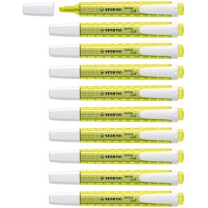 STABILO swing cool Highlighter Pack of 10 Yellow STABILO swing cool Highlighter Pack of 10 Yellow