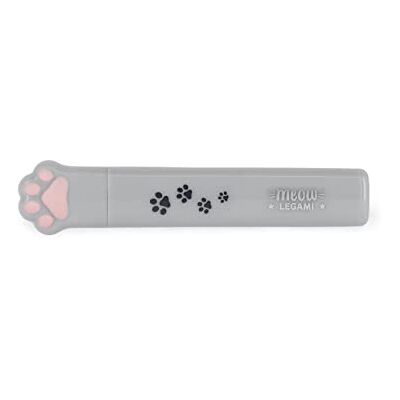 LEGAMI Mini Scissors, Cat Paw Shape Scissors, Folding, Portable, Precise Cut, Spring Scissors, 1.7 x 8.5 cm, Meow Theme LEGAMI Mini Scissors, Cat Paw Shape Scissors, Folding, Portable, Precise Cut, Spring Scissors, 1.7 x 8.5 cm, Meow Theme