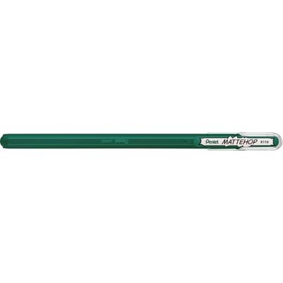 Pentel K110 MatteHop Gel Pen for Glossy & Photographic Paper, 1.0mm Tip, Dark Green (Pack of 12) Pentel K110 MatteHop Gel Pen for Glossy & Photographic Paper, 1.0mm Tip, Dark Green (Pack of 12)