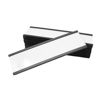 FIRST4MAGNETS MagFlex® 30mm x 50mm C-Profile Magnetic Label Holders Durable, Easy-to-Use, Magnetic Labeling Solution for Organizing Shelves, Bins, and Storage Spaces (Pack of 40) FIRST4MAGNETS MagFlex® 30mm x 50mm C-Profile Magnetic Label Holders Durable, Easy-to-Use, Magnetic Labeling Solution for Organizing Shelves, Bins, and Storage Spaces (Pack of 40)