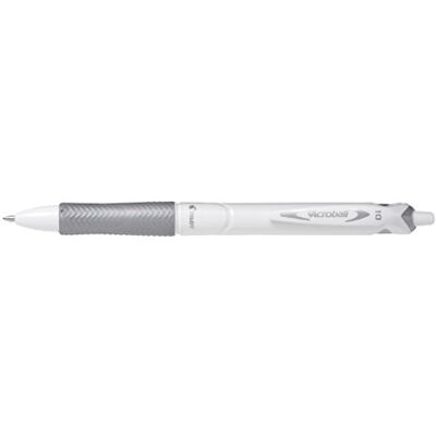 PILOT Acroball Retractable Ballpoint Pure White/Black (Box of 10), 23100101 PILOT Acroball Retractable Ballpoint Pure White/Black (Box of 10), 23100101