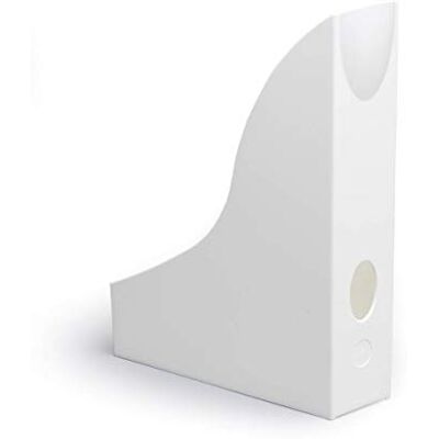 Durable 1701711010 Magazine File Basic, 6-Piece, White Durable 1701711010 Magazine File Basic, 6-Piece, White