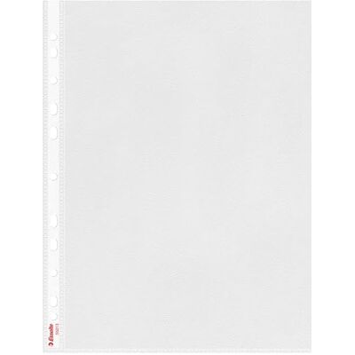 Esselte Leitz 55213 Standard Plus Document Wallet A4 Colourless PP Grained Waterproof Pack of 100 Esselte Leitz 55213 Standard Plus Document Wallet A4 Colourless PP Grained Waterproof Pack of 100