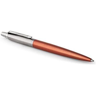 PARKER Jotter Ballpoint Pen Chelsea Orange Medium Point Blue Ink Gift Box PARKER Jotter Ballpoint Pen Chelsea Orange Medium Point Blue Ink Gift Box