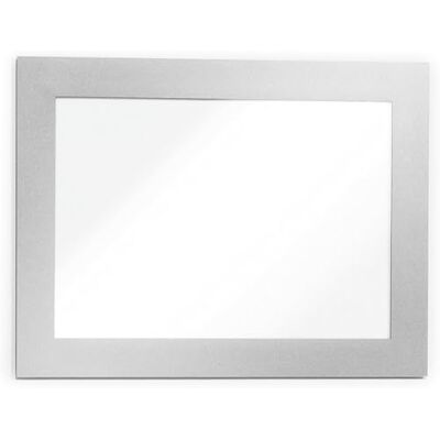 Durable DURAFRAME Magnetic Frame, A6 Format In Silver, Pack of 5 Frames, Document Frame for Professional Internal Signage Durable DURAFRAME Magnetic Frame, A6 Format In Silver, Pack of 5 Frames, Document Frame for Professional Internal Signage