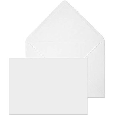 Blake Purely Everyday 133 x 185 mm 100 gsm Banker Invitation Gummed Envelopes (2008) White Pack of 1000 Blake Purely Everyday 133 x 185 mm 100 gsm Banker Invitation Gummed Envelopes (2008) White Pack of 1000