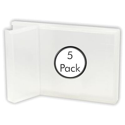 Deflecto Business Card Holder Slimline Portable Pack of 5 Clear Deflecto Business Card Holder Slimline Portable Pack of 5 Clear