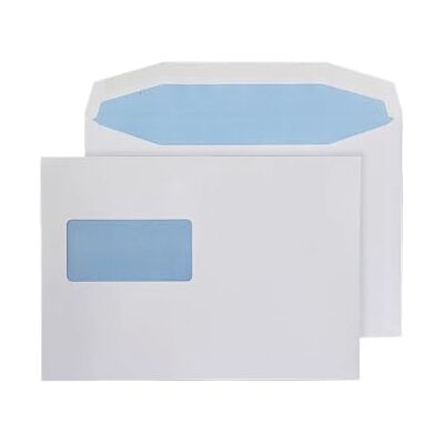 Q-Connect Machine Envelope 162x238mm Window Gummed 80gsm White (Pack of 500) Q-Connect Machine Envelope 162x238mm Window Gummed 80gsm White (Pack of 500)