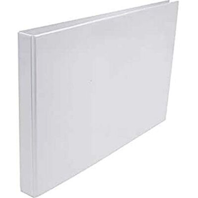 Kangaro Presentation Ring Binder A3 4R Diameter 25 mm White Pack of 2 Kangaro Presentation Ring Binder A3 4R Diameter 25 mm White Pack of 2