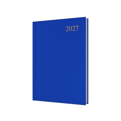 Collins 2027 Calendar Year Planner 12 Month A5 Day-to-Page Diary Hard Cover in Blue Debden Essential Range (ESSA51.60-27) Collins 2027 Calendar Year Planner 12 Month A5 Day-to-Page Diary Hard Cover in Blue Debden Essential Range (ESSA51.60-27)
