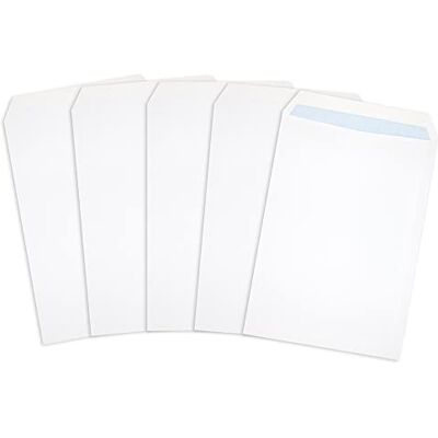 Postmaster A4 C4 Envelopes 229 x 324 mm 100 GSM Self Seal White 100 Pack Postmaster A4 C4 Envelopes 229 x 324 mm 100 GSM Self Seal White 100 Pack