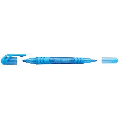 Pentel "e-Line2" Twin Tip Highlighter Sky Blue (Pack of 10) Pentel "e-Line2" Twin Tip Highlighter Sky Blue (Pack of 10)
