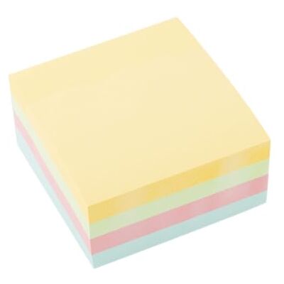 D.RECT 009237 Super Sticky Sticky Notes Self-Adhesive Notes 76 x 76 mm 400 Sheets Pastel Colours Pack of 6 D.RECT 009237 Super Sticky Sticky Notes Self-Adhesive Notes 76 x 76 mm 400 Sheets Pastel Colours Pack of 6