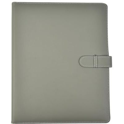 ARPAN A4 Professional Presentation Display Book with 50 Sheets & Inner Pockets – Soft Touch Portfolio Binder, A4 Binder, Professional Portfolio Book Binder with Closure Belt (Grey) ARPAN A4 Professional Presentation Display Book with 50 Sheets & Inner Pockets – Soft Touch Portfolio Binder, A4 Binder, Professional Portfolio Book Binder with Closure Belt (Grey)