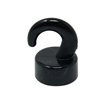 FIRST4MAGNETS Black Plastic Mini Magnetic Hooks for Fridge, Office, Whiteboard, Noticeboard, Filing Cabinet 12mm Dia x 18mm Tall 1kg Pull Pack of 200 FIRST4MAGNETS Black Plastic Mini Magnetic Hooks for Fridge, Office, Whiteboard, Noticeboard, Filing Cabinet 12mm Dia x 18mm Tall 1kg Pull Pack of 200