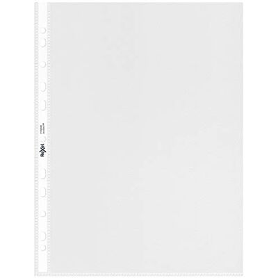 Rexel Ecodesk A4 Punched Pockets, Pack of 30, 100% Recyclable, Eco friendly, Embossed mat surface, 2102242, Clear, Black Rexel Ecodesk A4 Punched Pockets, Pack of 30, 100% Recyclable, Eco friendly, Embossed mat surface, 2102242, Clear, Black