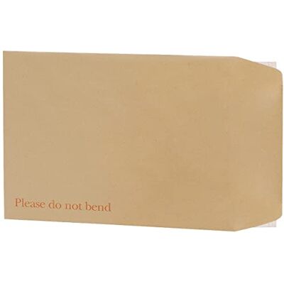 Q-Connect Envelope 267 x 216 mm Board Back Peel and Seal 115 gsm Manilla (Pack of 125) Q-Connect Envelope 267 x 216 mm Board Back Peel and Seal 115 gsm Manilla (Pack of 125)