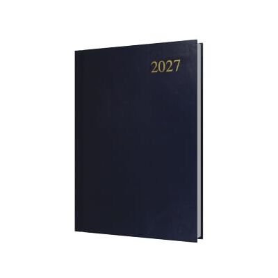 Collins 2027 Calendar Year Planner 12 Month A5 Day-to-Page Diary Hard Cover in Dark Blue Debden Essential Range (ESSA51.65-27) Collins 2027 Calendar Year Planner 12 Month A5 Day-to-Page Diary Hard Cover in Dark Blue Debden Essential Range (ESSA51.65-27)