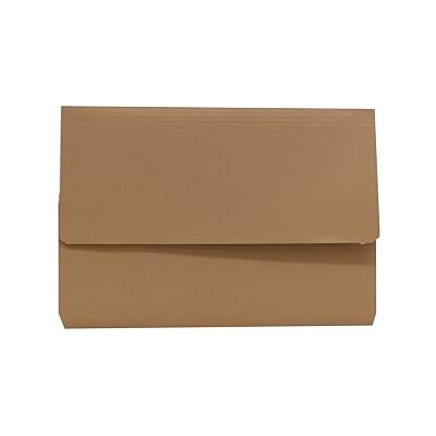 Exacompta Legal Filing Ref 713701 1/2 Flap Document Wallet, Box of 50, Made from 250gsm Strong Medium Weight Recycled Manilla, Holds A4 & Foolscap Documents, 35 x 24 cm, Buff Exacompta Legal Filing Ref 713701 1/2 Flap Document Wallet, Box of 50, Made from 250gsm Strong Medium Weight Recycled Manilla, Holds A4 & Foolscap Documents, 35 x 24 cm, Buff