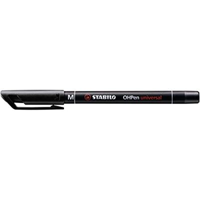STABILO OHPen Black Permanent Marker - 10 pcs STABILO OHPen Black Permanent Marker - 10 pcs