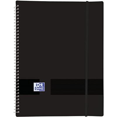 Oxford Live & Go, A4 Plastic Sleeve Folder, 30 Transparent Sleeves, Black Oxford Live & Go, A4 Plastic Sleeve Folder, 30 Transparent Sleeves, Black