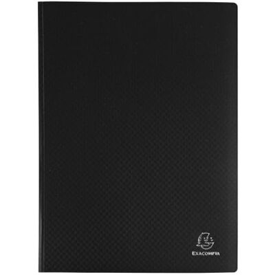 Exacompta Ref 8821E Box of 20 OPAK Document Holders 20 Smooth Crystal Clear Pockets 40 Sheets for A4 Size Size 24 x 32 cm semi-Rigid Polypropylene Cover Colour Black Exacompta Ref 8821E Box of 20 OPAK Document Holders 20 Smooth Crystal Clear Pockets 40 Sheets for A4 Size Size 24 x 32 cm semi-Rigid Polypropylene Cover Colour Black