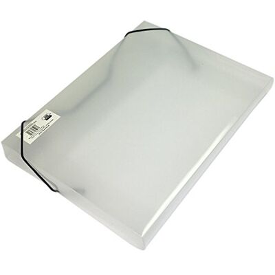 ARK A4 Clear Plastic Box Files Office Elasticated Document Storage Folders(335 x 245 x 30mm) by (10) ARK A4 Clear Plastic Box Files Office Elasticated Document Storage Folders(335 x 245 x 30mm) by (10)