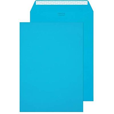 Blake Creative Colour C4 229 x 324 mm 120 gsm Peel & Seal Pocket Envelopes (410P) Caribbean Blue Pack of 250 Blake Creative Colour C4 229 x 324 mm 120 gsm Peel & Seal Pocket Envelopes (410P) Caribbean Blue Pack of 250