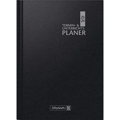 BRUNNEN Weekly calendar teacher assortment 2023/2024, black, 2 pages = 1 week BRUNNEN Weekly calendar teacher assortment 2023/2024, black, 2 pages = 1 week