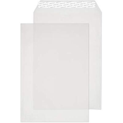 Blake Envelopes Creative Senses ICE715 Versandtasche Haftklebung Transparent Weiß C4 324 x 229 mm 90g/m² 250 Stück Blake Envelopes Creative Senses ICE715 Versandtasche Haftklebung Transparent Weiß C4 324 x 229 mm 90g/m² 250 Stück