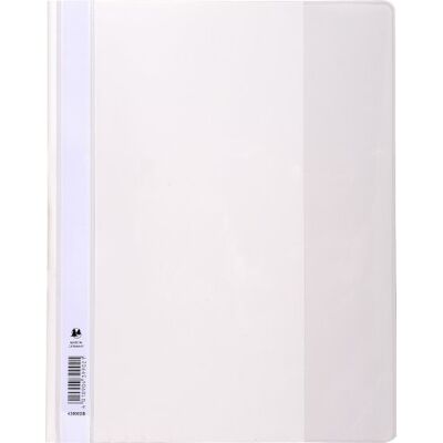 Exacompta Ref 439902B PVC Transfer File Suitable for Holding A4+ Documents, Transparent PVC Cover to Identify Contents, Holds Approx. 100 Sheets White Exacompta Ref 439902B PVC Transfer File Suitable for Holding A4+ Documents, Transparent PVC Cover to Identify Contents, Holds Approx. 100 Sheets White