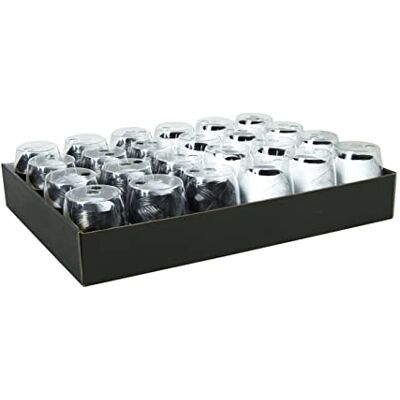 Clairefontaine 613250C A Tray of 24 Ribbons for Gift Wrapping Colour: Black and White Dimensions: 7mmx10m Accessories for Gift Wrapping, Personalising Clairefontaine 613250C A Tray of 24 Ribbons for Gift Wrapping Colour: Black and White Dimensions: 7mmx10m Accessories for Gift Wrapping, Personalising
